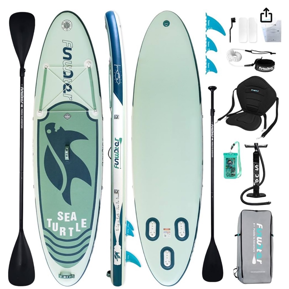 *sold. New in box inflatable SUP (stand up paddleboard).